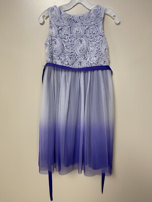 purple fade dress Ombr Satin Dress