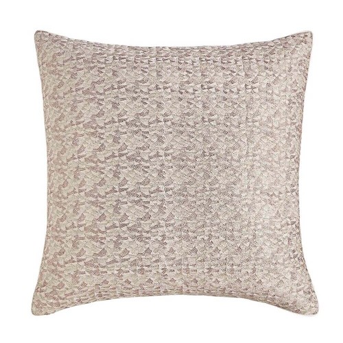 Hotel Collection Highlands Embroidered EURO Sham BEIGE - $135 - Picture 2 of 6