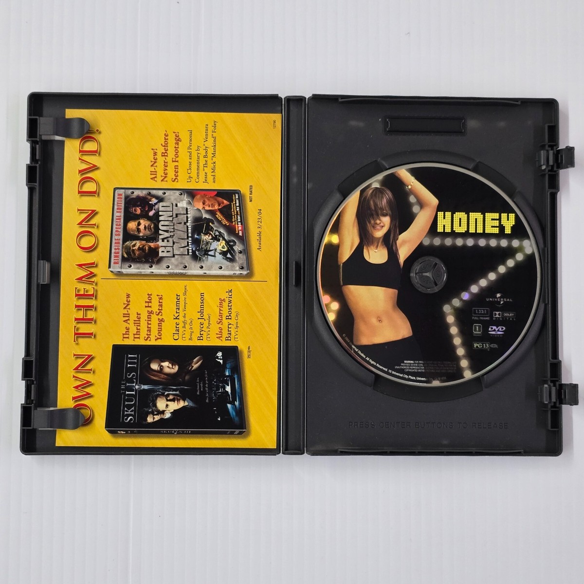 Honey (DVD, 2003) Jessica Alba, Mekhi Phifer, Joy Bryant, Lil