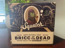 Dr. Squatch Bricc of the Dead Limited Edition Soap - BRAND NEW HALLOWEEN 🎃 🧼