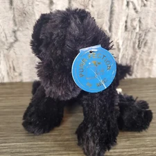 Purr-fection By MJC BABY TUCKER Black Puppy Dog LUXE SOFT Floppy Tags