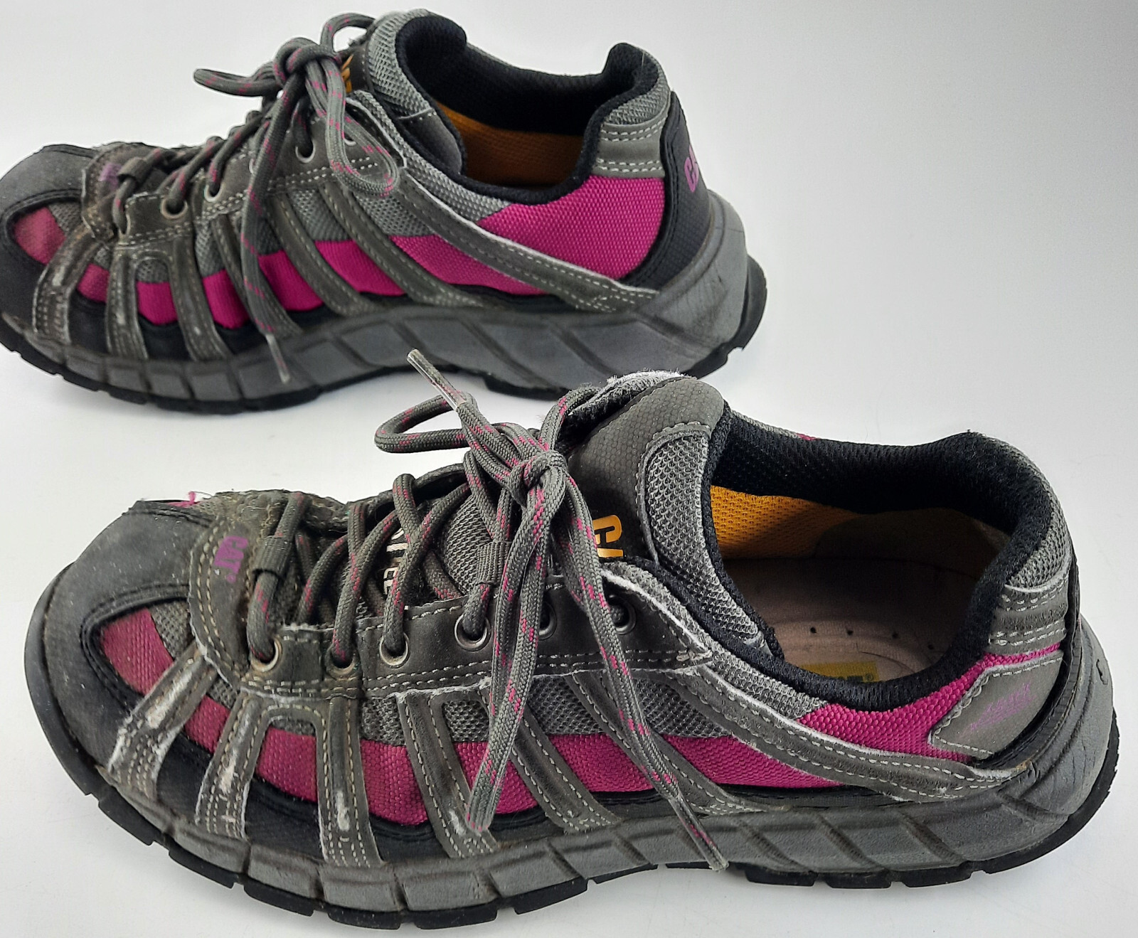 Caterpillar Women's Size 6.5Cat Steel Toe Slip Resistant Work Shoes STK