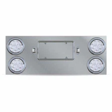 TU-9017LC. LED Rear Center Panel – 4″ LEDs (ClearLens) | Stainless Steel