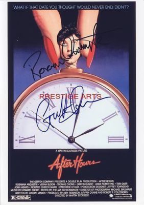 After Hours Filmposter Druck signiert von Darstellern