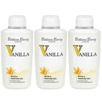 Bettina Barty Vanilla Bath & Shower Gel 3 x 500 ml