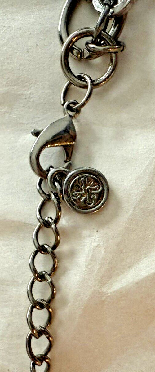 Dramatic Layered Statement  21” Gunmetal Silver a… - image 4