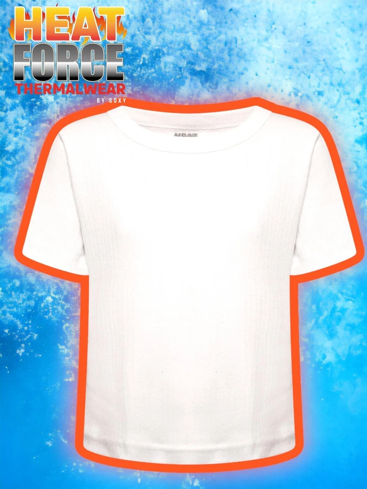 HeatForce Kids 4 Pack Brushed Thermal T Shirts Soft Warm Underwear Baselayer - Image 3 of 3
