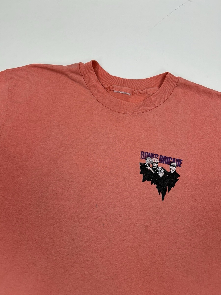 POWELL PERALTA◇90s/USA製/BONES/Tシャツ/L/コットン/RED/OLD SKATE