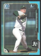 2015 Bowman Draft Chrome Sky Blue Refractor 1st Kevin Duchene #53