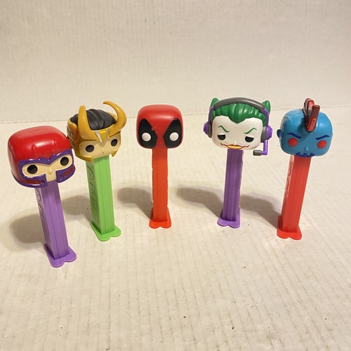 Funko Pop Pez Dispensers 5pcs Deadpool Yondo Loki Joker Magneto - Picture 21 of 23