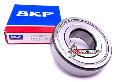 カッティングダイ(中古品) 630 SKF 6306 ZZ C3 WT Deep Groove Ball Bearing 30x72x19 mm 6306 -2Z