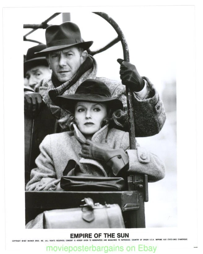 KIT DE PRENSA IMPERIO DEL SOL 19 8x10 pulgadas FOCOS 20 diapositivas a color STEVEN SPIELBERG Foto 2 de 4