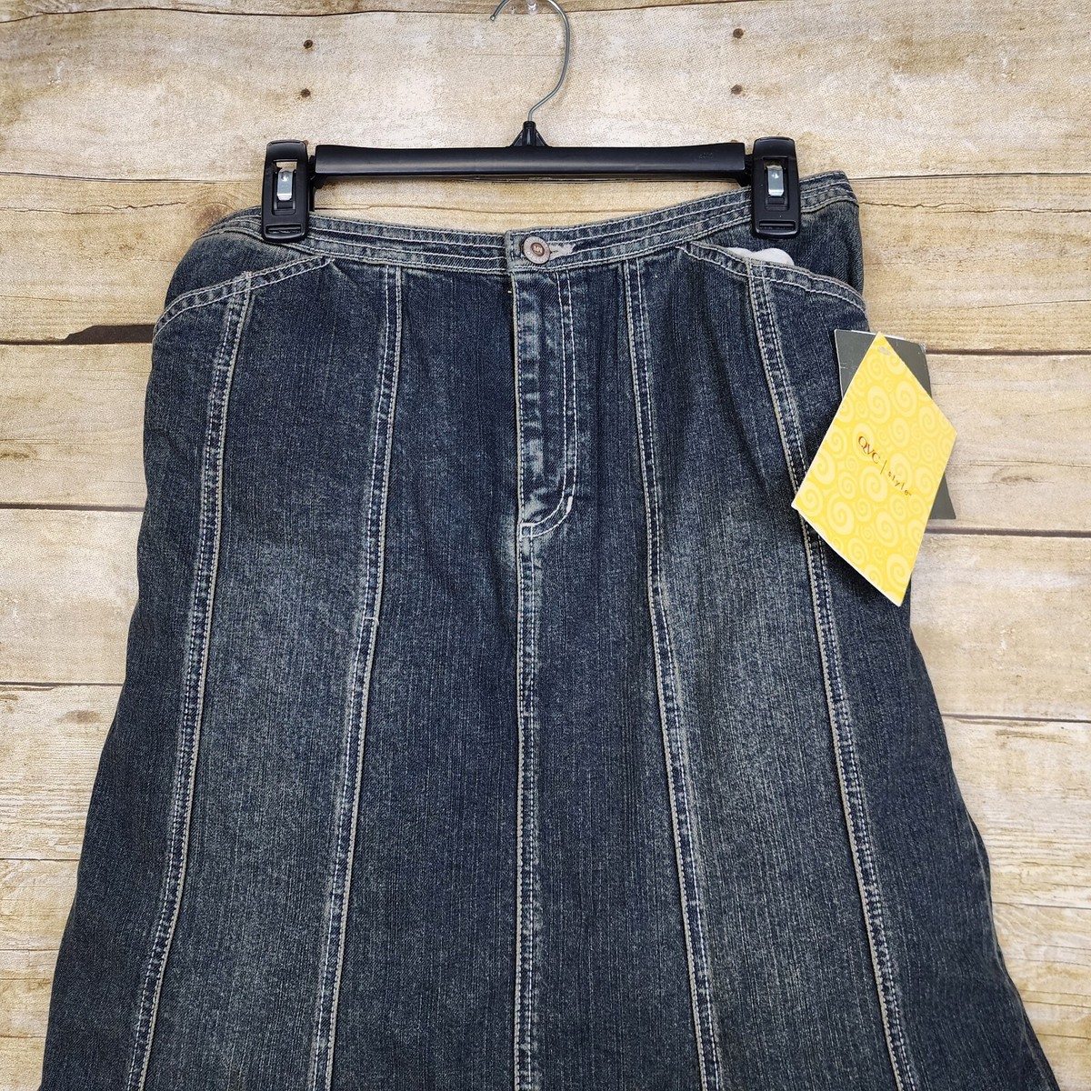 Pencil Skirt Qvc Jean Skirt High Waisted Denim Skirt Qvc Discount