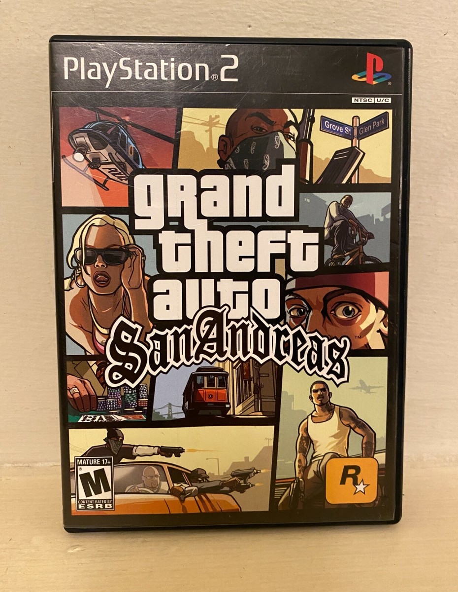Grand Theft Auto: San Andreas (PlayStation 2, 2004) [preowned