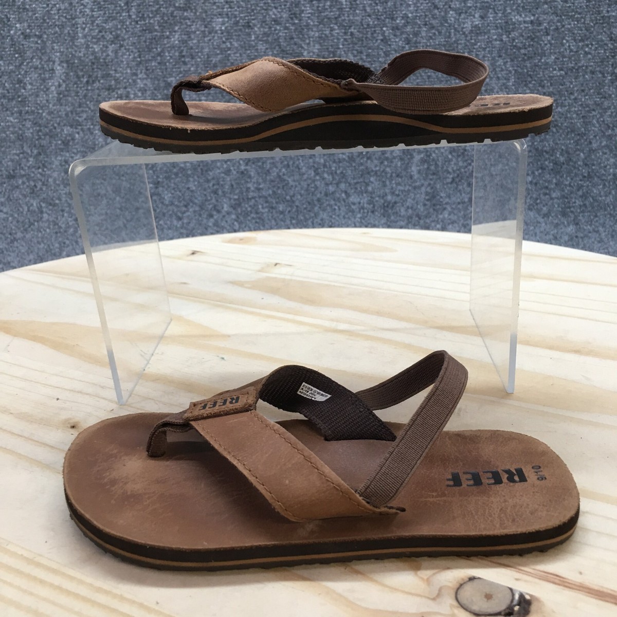 REEF Sandals Child 9-10 Flip Flops Thong Slingback Slip On Flats