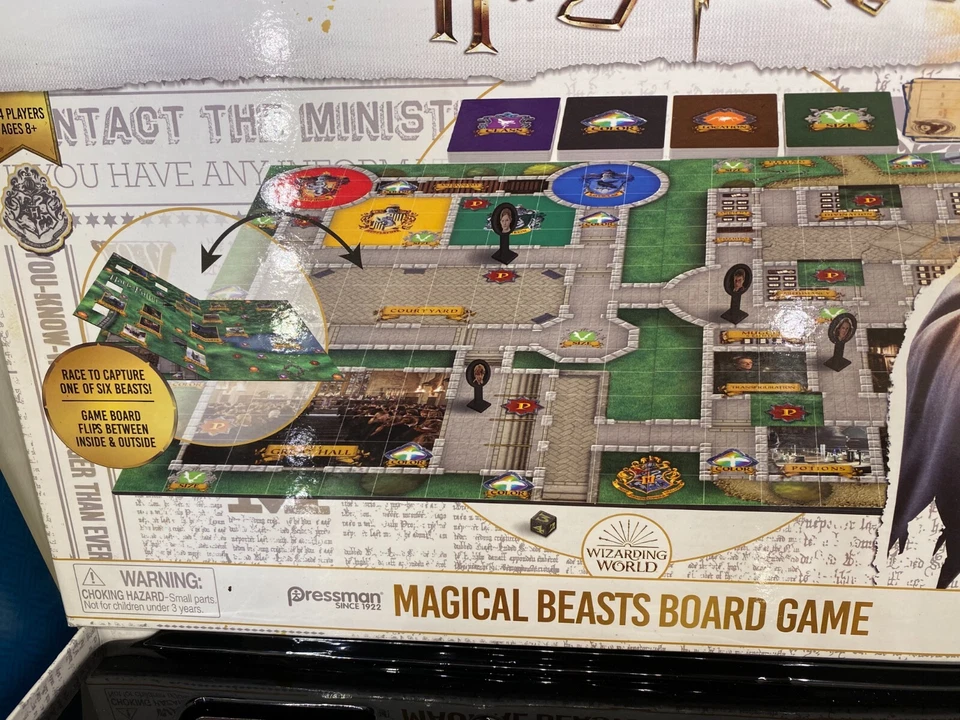 ☆ Harry Potter ☆ Wizarding World : Magical Beasts - Pressman Board Game - Image 2 of 4