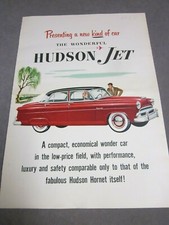 Dealer Sales Brochure 1953 Hudson Jet Dealer Sales Brochure 1953 Hudson Jet