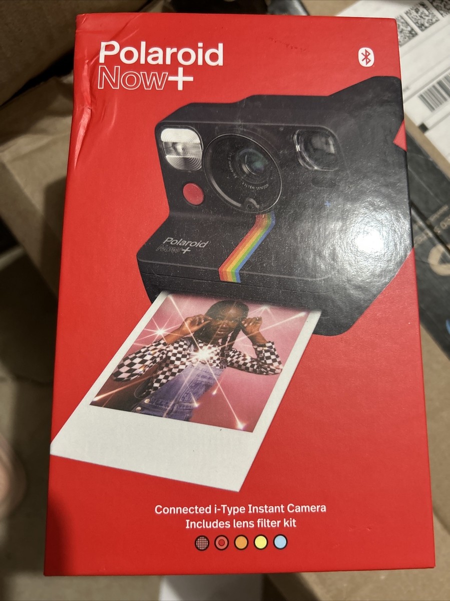 NEW! Polaroid Now+ Black (9061) Bluetooth Connected I-Type