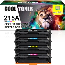 4x Color Toner W2310A Compatible with HP 215A Pro M155 M182nw M183fw MFP No Chip