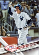 2017 Topps Update #US54 Ronald Torreyes New York Yankees