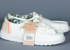 HEY DUDE WENDY FRINGE SALT Lightweigth Slip-On Women’s Shoe Sz 8