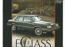 1983 Chrysler E Class brochure oem