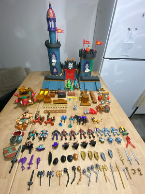 Fisher Price Imaginext Huge Lot MISSING SOME PARTS IN VARYING CONDITION