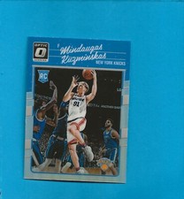 2016-17 Panini Donruss Optic Mindaugas Kuzminskas RC #194 New York Knick