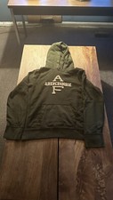 Vintage Abercrombie  Fitch XXL GREEN Oversized Hoodie Pullover Sweatshirt