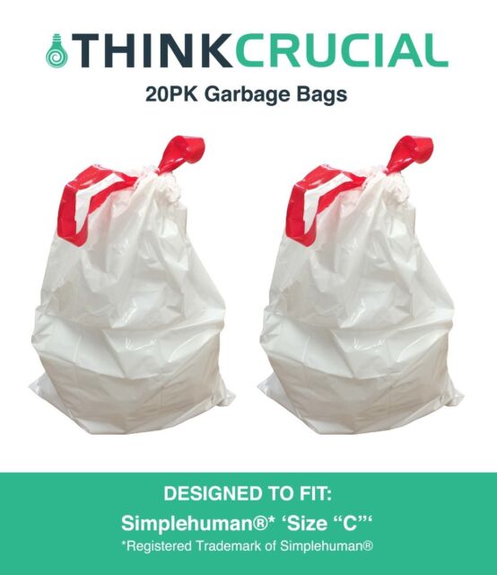 20 REPL Simplehuman® Durable Garbage Bags size C 10