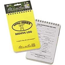 Little Giant Beehive Log Beekeepers Tracking Journal (Item No. BEELOG)