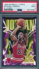 MICHAEL JORDAN 1996-97 SKYBOX Z-FORCE Z-CLING PSA 9 MINT PARALLEL CARD #11!