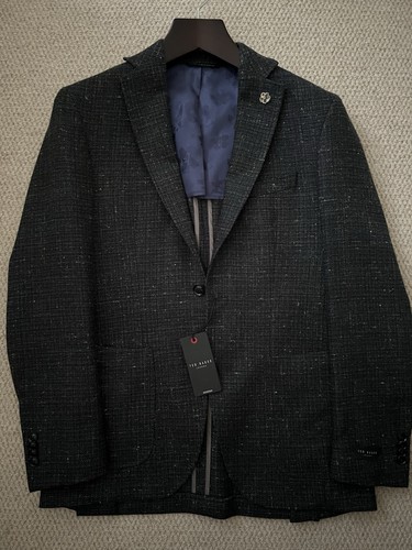 Men’s NWT Ted Baker London Blazer Sport Coat Jacket Wool Silk Nordstrom 38R $798