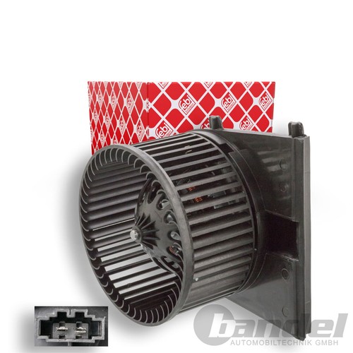FEBI BILSTEIN VENTILADOR INTERIOR MOTOR VENTILADOR CON MOTOR ELÉCTRICO adecuado para AUDI - Imagen 1 de 3