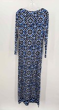 Pre-Owned MICHAEL Michael Kors Blue Size XS Maxi Long Sleeve Dress