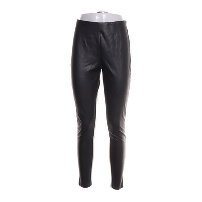 Mango, Leggings, Größe: M, Schwarz, Polyester/Polyurethan, Einfarbig, Damen #IFI