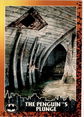 1992 Topps Batman Returns The Penguin's Plunge #81