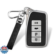 QBUC for Lexus Key Fob Cover, Key Fob Case with Keychain for Lexus 2013-2021