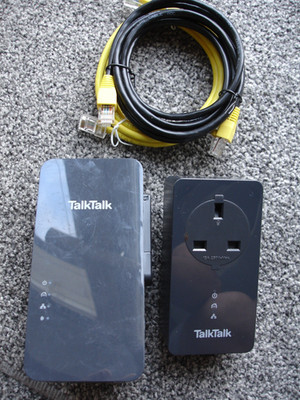 Talk Talk D Link DHP-P610AV & DHP-W610AV WLAN Extender Kit Booster Powerline