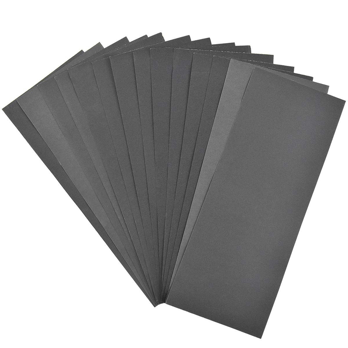 14 Sheets Sandpaper Wet and Dry Sanding Paper Abrasive Paper Sheet 400 to 2000