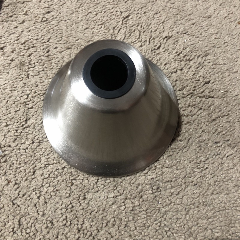 Coupling Cover Home Decorators Merwry 52" Brushed Nickel Ceiling Fan 1010025691