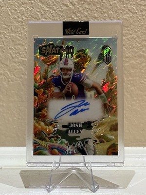Josh Allen INCREDIBLY RARE SplatMo TRUE 1/1 AUTO!!! WildCard