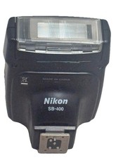 Nikon SB-400 SB 400 Speedlight I D-TTL Flash AS IS READ for parts repair