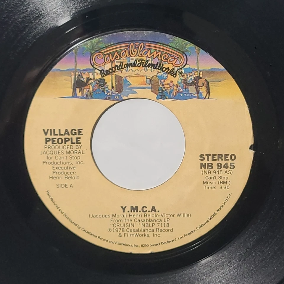 Village People ~ YMCA/ The Women ~ Casablanca 45 RPM Record - Image 2 of 4
