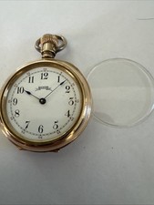 Elgin Grade 95 6s Pocket Watch NR Wobbly Balance, Crystal Loose