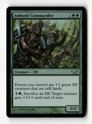 Ambush Commander R Foil - Duel Decks: Elves vs. Goblins 1 HP MTG