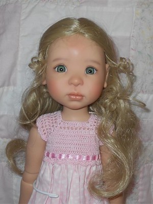 Global PIA Doll Wig SIZE 10/11 BLONDE Long Hair with Body and NO Bangs NWT