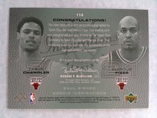 Tyson Chandler Basketball Autographed Sports Trading Cards