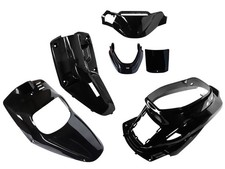 Kit 6 carénages noir MBK Booster, Yamaha Bws (1995 à 2003)