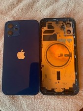 Apple iPhone 12 rear back housing glass chasis blue (D)